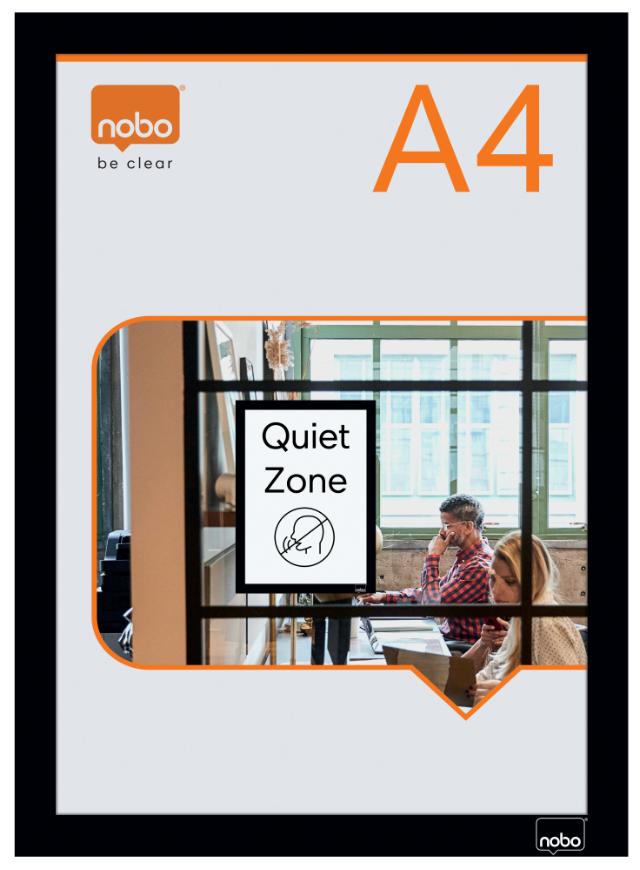 Magnetramme Nobo selvkl A4 sort (2)