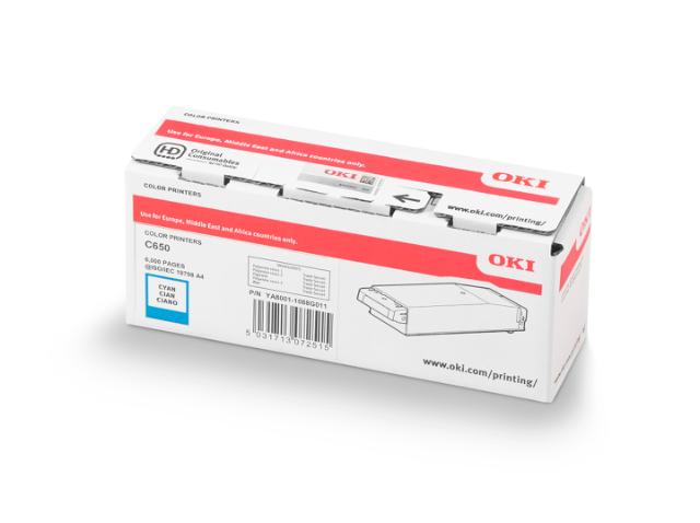 OKI Toner Cyan 6K for C650