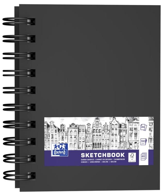Oxford Sketching Pad A6/80S 100G TW