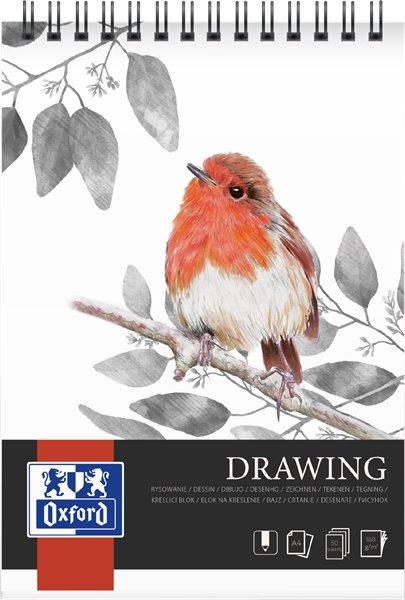 Oxford Tegneblokk Artistic A4/50 S 160 G Dobbeltsiral
