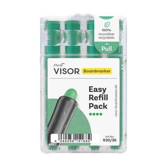 Pica WB Merkepenn refill Visor Easy grønn (4)