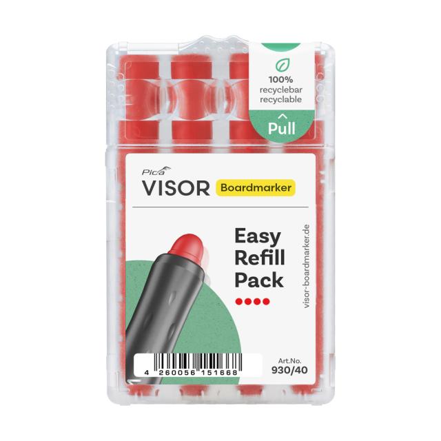Pica WB Merkepenn refill Visor Easy rød (4)