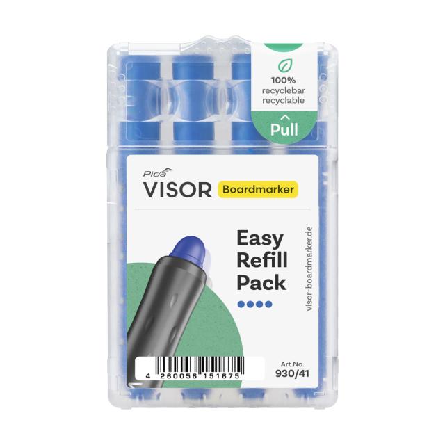 Pica WB Merkepenn refill Visor Easy blå (4)