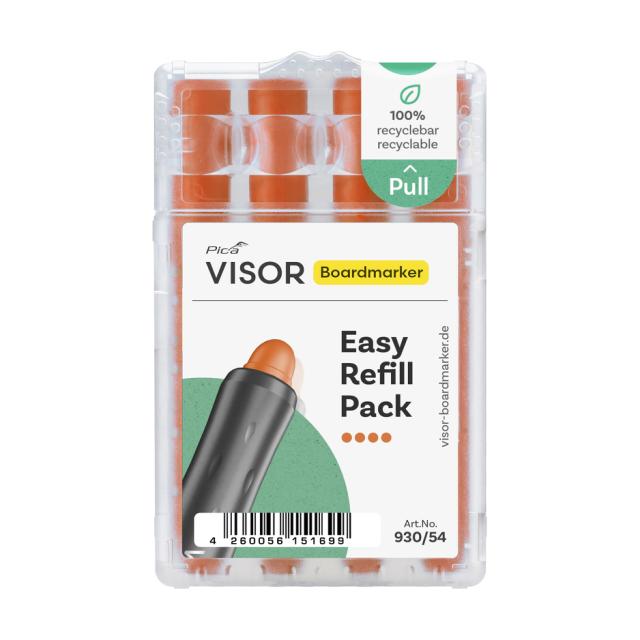 Pica WB Merkepenn refill Visor Easy oransje (4)