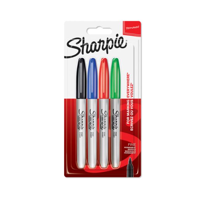 SHARPIE® FINE Merkepenn Basic 1,0mm ass (4)
