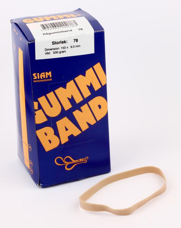 Siam Gummistrikk nr.78 150x9,5mm (500g)