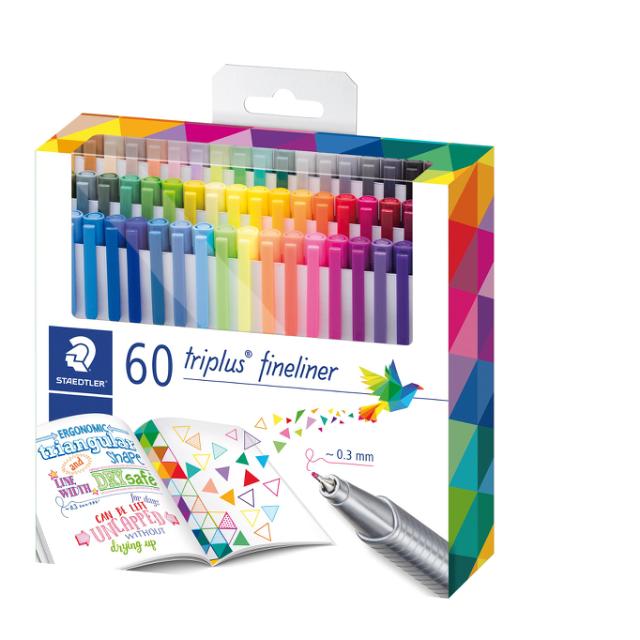Staedtler Triplus Fineliner PP ass (60)