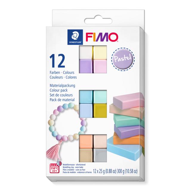 Modellering Leire FIMO SOFT Pastel 12x25g ass (12)