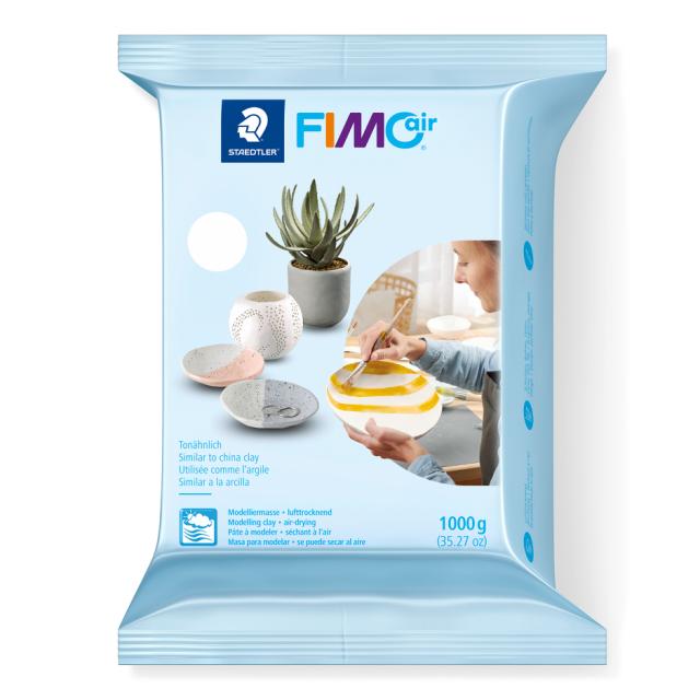 Modelleringsleire Fimo Air 5 1000g Hvit