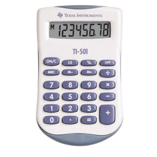 Texas TI-501 Kalkulator blisterpakket