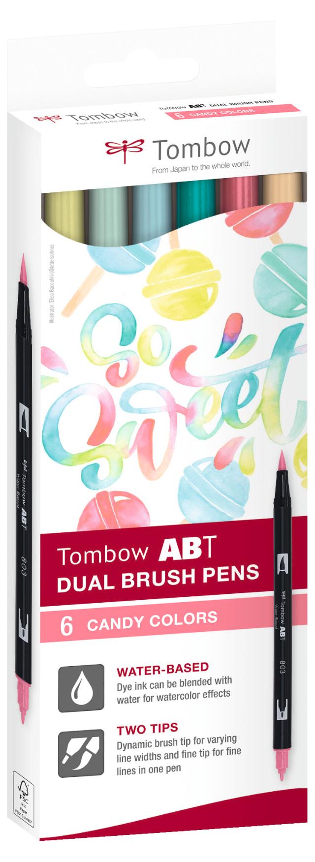 Tombow ABT Dual Brush 6C-4 Candy eske (6)