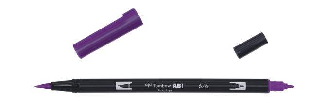 Tombow ABT Dual Brush 676 kongelilla