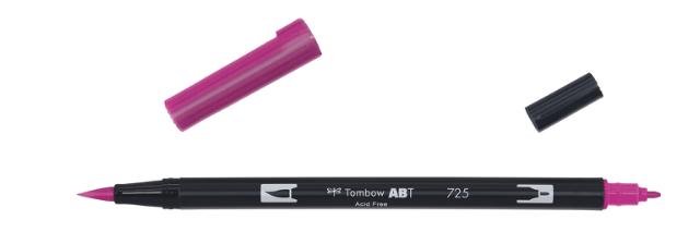 Tombow ABT Dual Brush 725 rhodaminrød