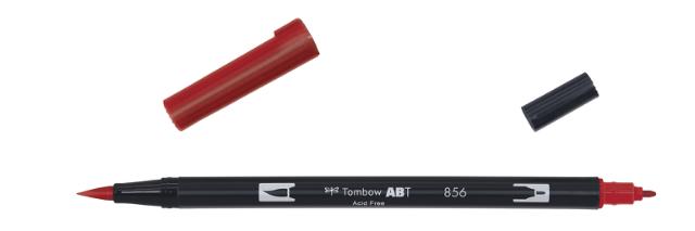 Tombow ABT Dual Brush 856 poppy red