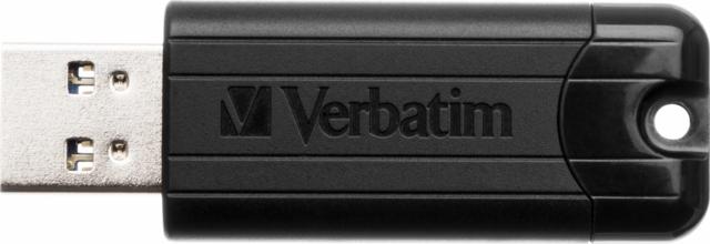 Verbatim USB 3.2 Pinstripe Minnepenn 256GB, Sort