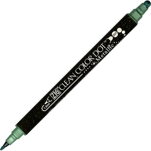 Zig Clean Color DOT Metallic Grønn
