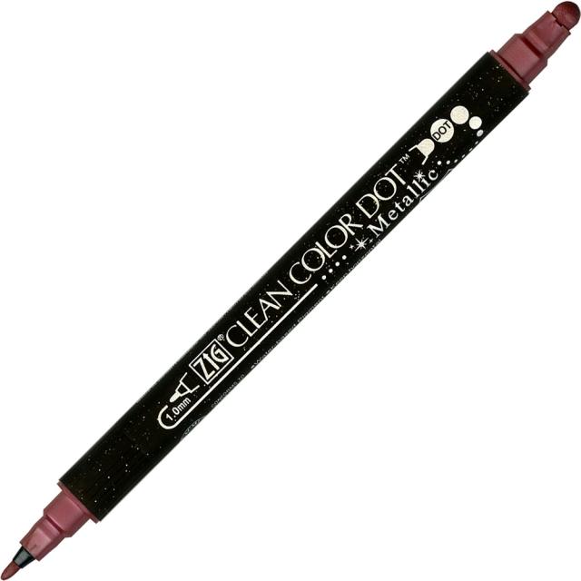 Zig Clean Color DOT Metallic Rød