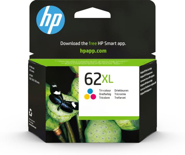 HP 62XL Tri-color Ink Cartridge Blister