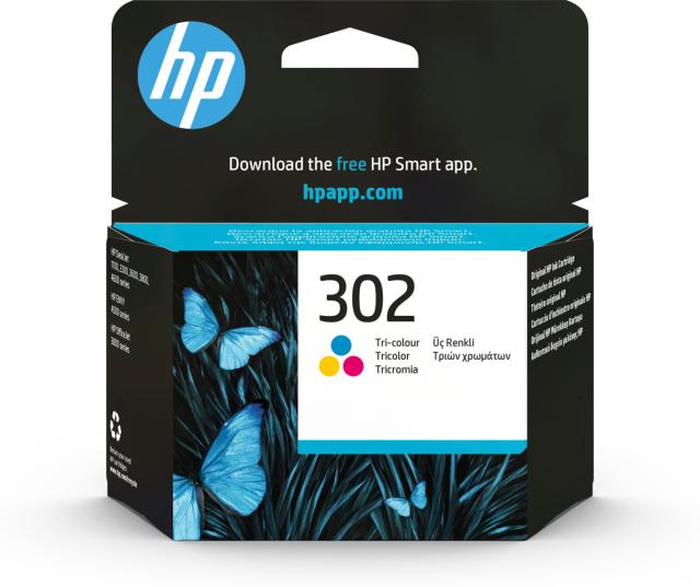No302 color ink cartridge, blistered
