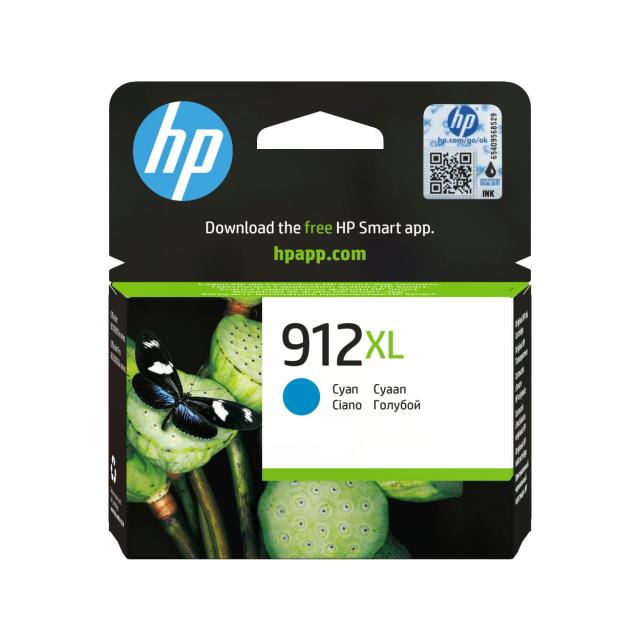 HP 912 XL High Yield Cyan Ink Blister