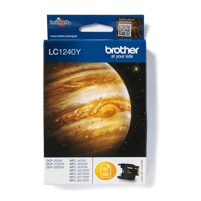 BROTHER LC1240Y Ink yellow 600pages