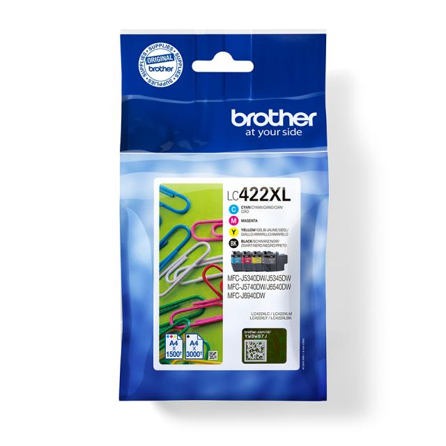Blekk BROTHER LC422XLVAL BCMY (4)