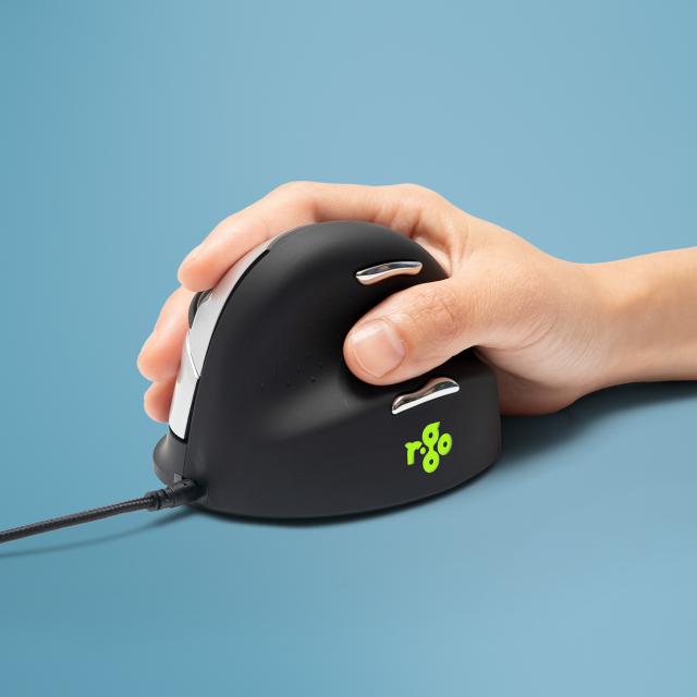 R-Go HE Break ergonomic mouse, medium, right, wired