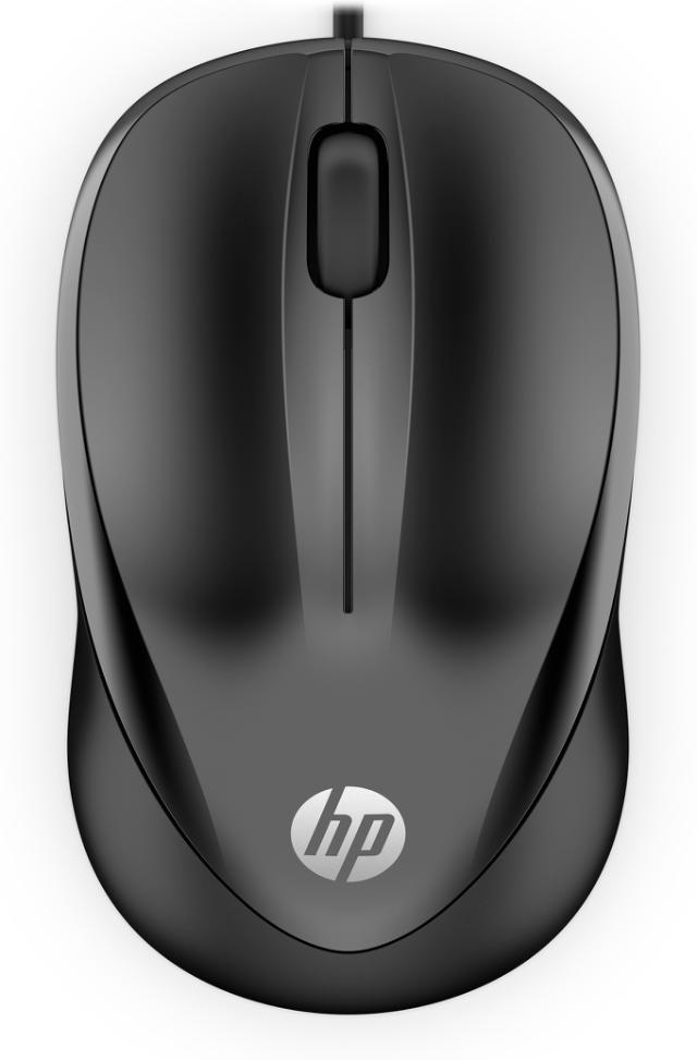 HP 1000 Wired Mouse Europe, Black (Consumer)