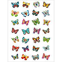Herma Klistremerker Magic Sommerfugler glitter