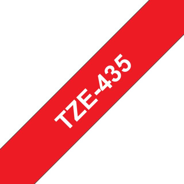 Brother TZe tape 12mmx8m white/red