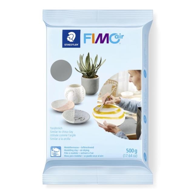 Modelleringsleire Fimo Air 500g Grå
