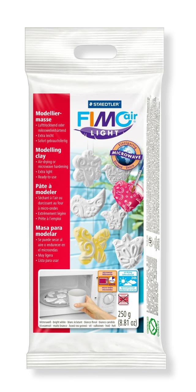 Modelleringsleire Fimo Air ight 250g Hvit