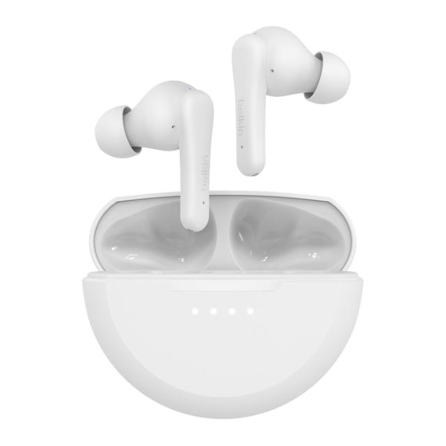 BELKIN SoundForm Rhythm True Trådløs Earbuds, Hvite