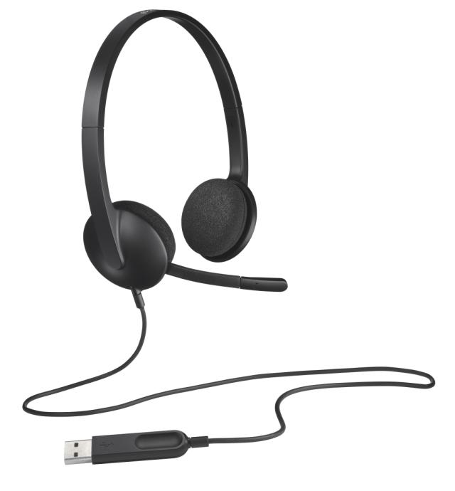 LOGI H340 USB Headset black