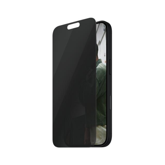 SAFE. iPhone 16/15 Privacy Screen Protector, Ultra-Wide Fit