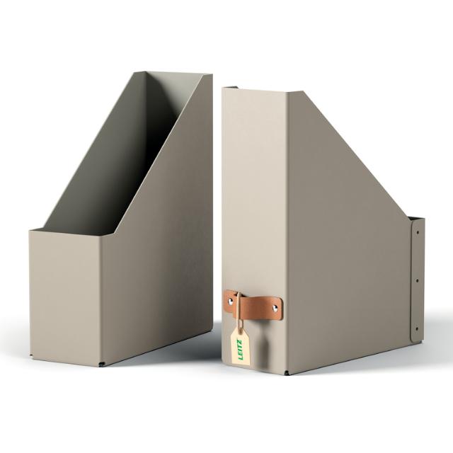 LEITZ Tidsskriftsamler Puro gråbeige (2)