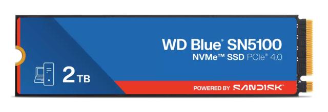 WD Blue SN5100 NVMe SSD 2TB M.2