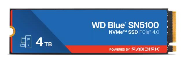 WD Blue SN5100 NVMe SSD 4TB M.2