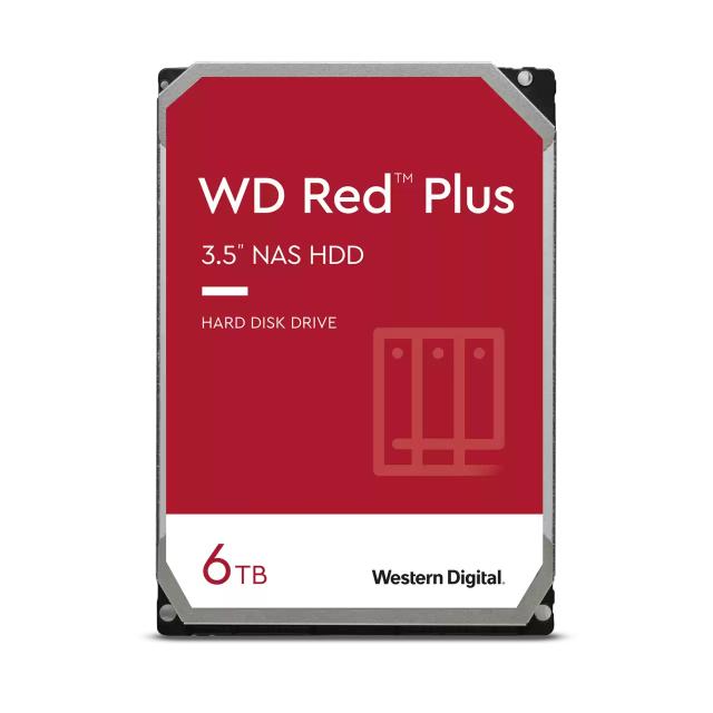 WD Red Plus 6TB SATA 6Gb/s 3.5inch HDD