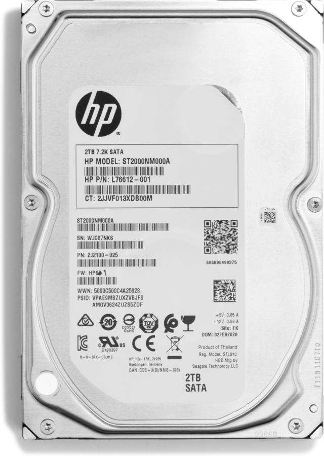 HP 2TB 7200RPM SATA 3.5in Enterprise