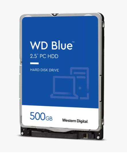 WD Blue Mobile 500GB HDD SATA 6Gb/s 7mm