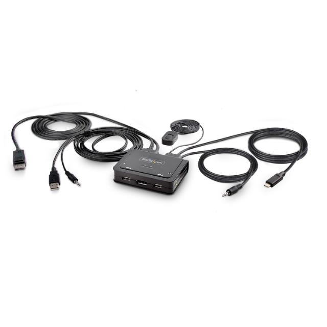 STARTECH 2-Port Hybrid Cable KVM Switch