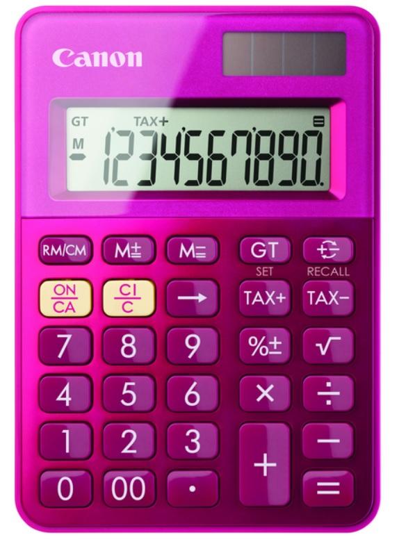 Canon LS-100K-MPK Lomme Kalkulator mini  Rosa