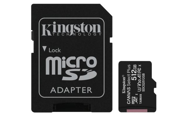 KINGSTON 512GB micSDXC Canvas SelectPlus