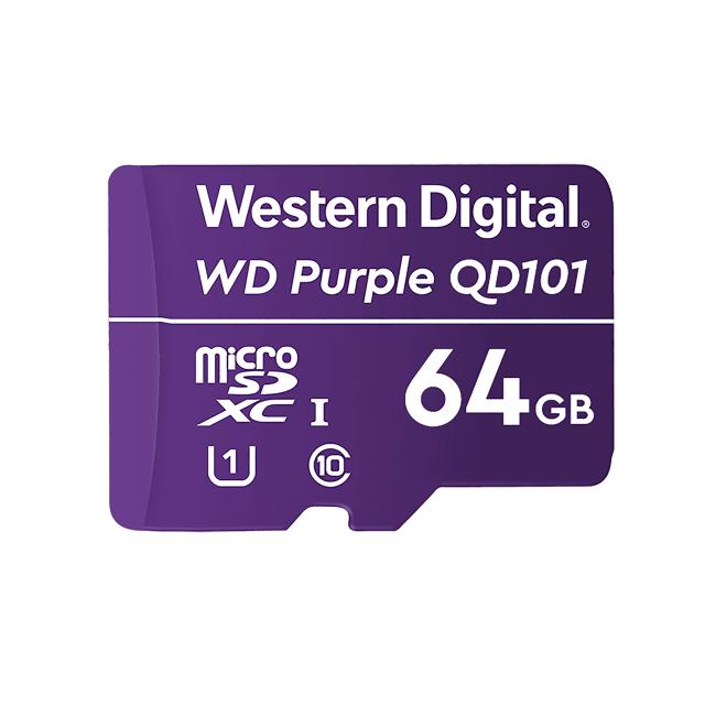 WD Purple 64GB SC QD101 microSD