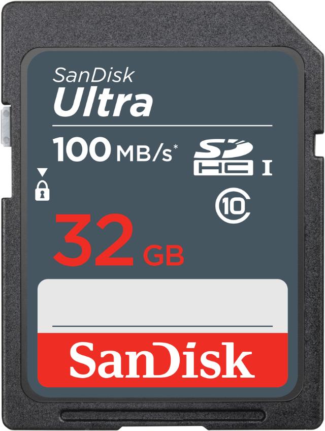 SANDISK Ultra 32GB SDHC Memory Card