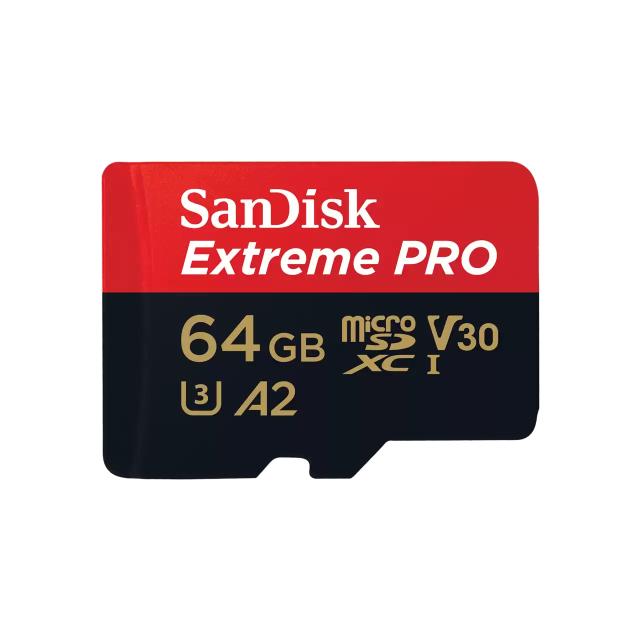 SANDISK Extreme PRO microSDXC 64GB + Adp