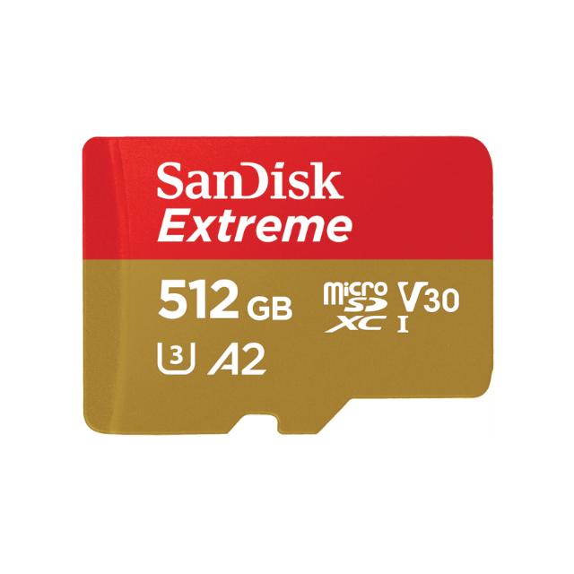 SANDISK Extreme microSDXC 512GB + SD Adp