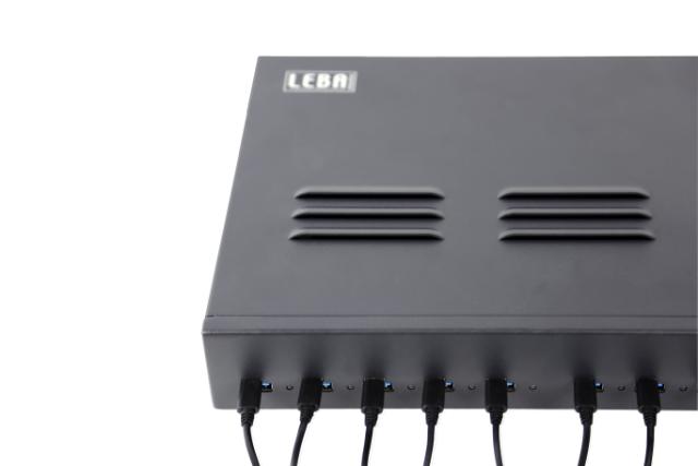 LEBA NoteCharge 10 Ports USB-C Schuko