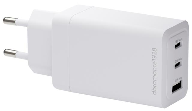 DBRAMANTE re-charge IT Charger 2xUSB-C 65W + 1xUSB-A White